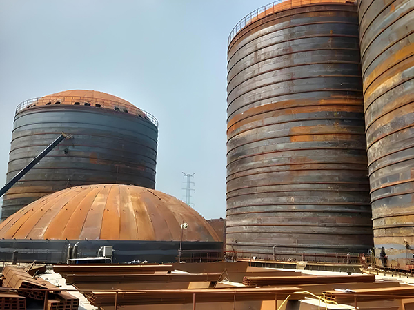 容县焦粉钢板仓